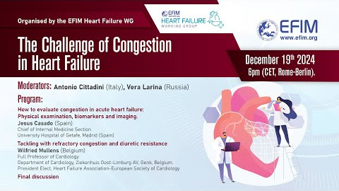 EFIM Webinar: The Challenge of Congestion in Heart Failure