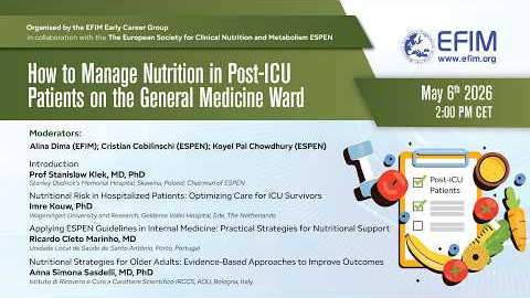How to Manage Nutrition in Post-ICU Patients on the General Medicine Ward.